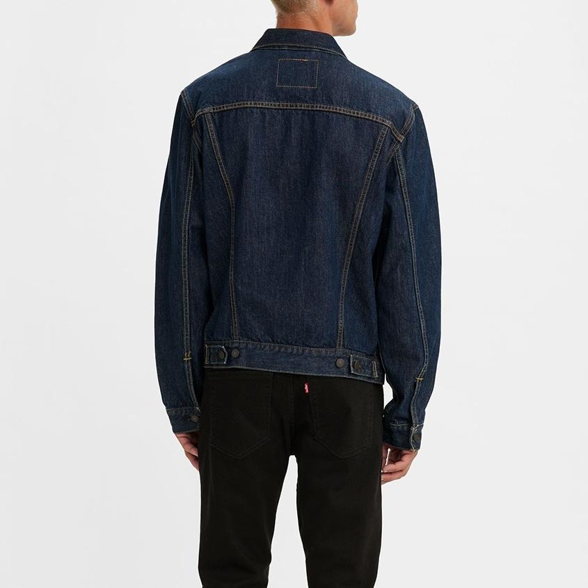 Levis 男款 Type III 牛仔外套 經典修身版型 原色深藍 72334-0557-細節圖9