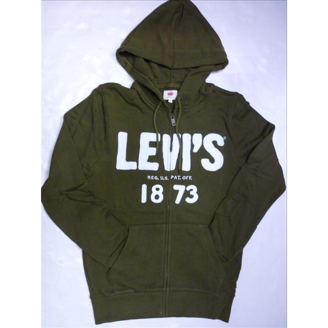 Levis 男款 連帽外套 立體復古Logo 墨綠 19625-0001🔥-細節圖2