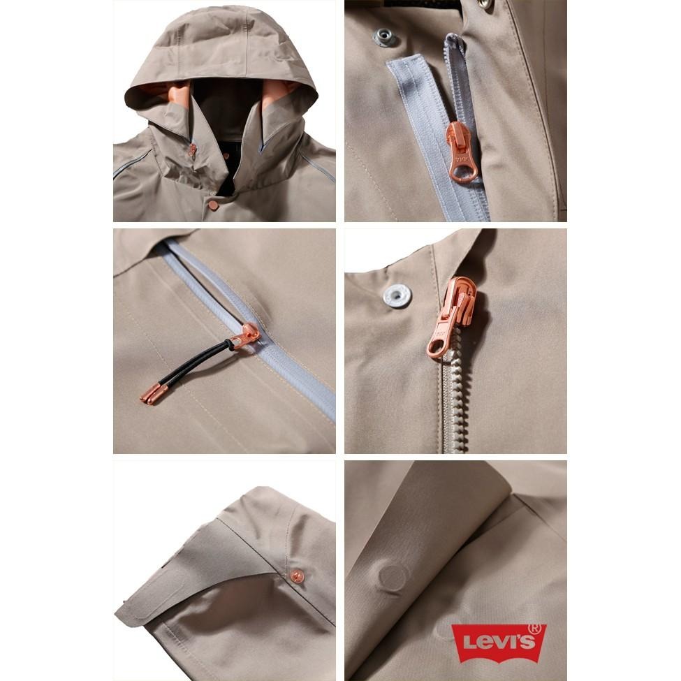 Levis 男款 風衣外套 Commuter系列 卡其色 69913-0002🔥-細節圖3