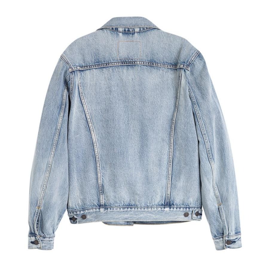 Levis 男款 牛仔外套 淺藍復古水洗 復古解構再造設計 85240-0000-細節圖2