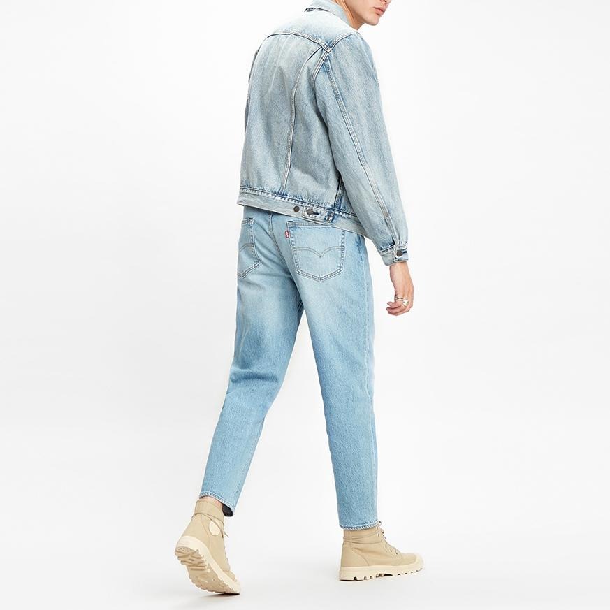 Levis 男款 牛仔外套 淺藍復古水洗 復古解構再造設計 85240-0000-細節圖9