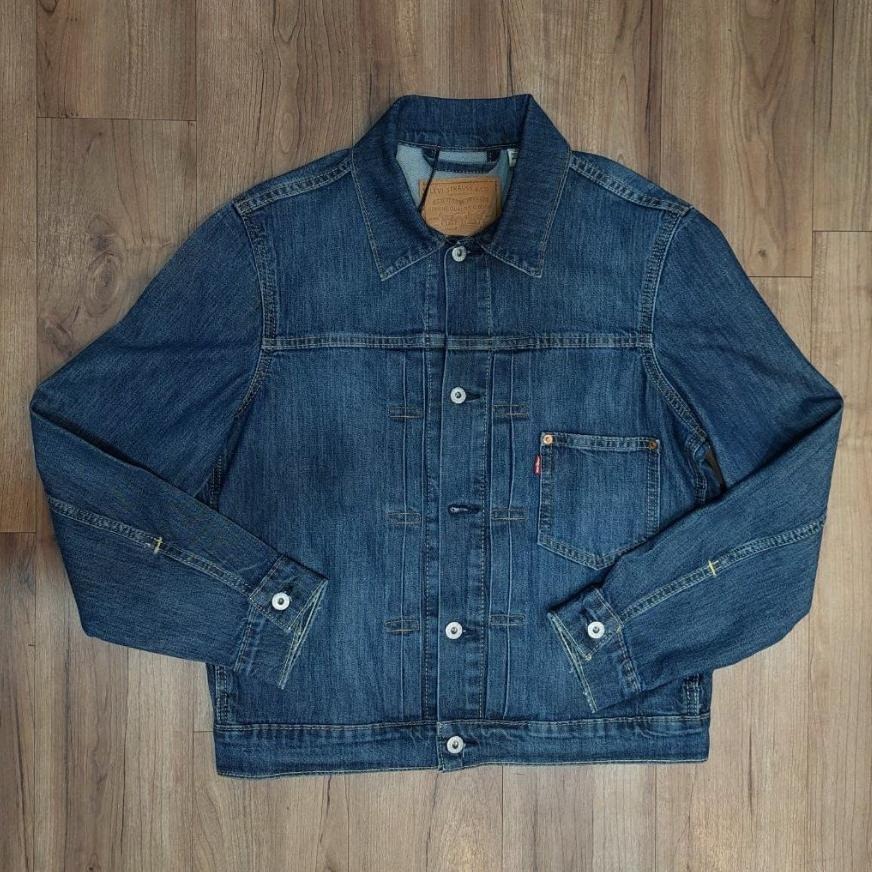 Levis 男款 Type I 牛仔外套 精工深藍染水洗 涼感丹寧 A3174-0001-細節圖2