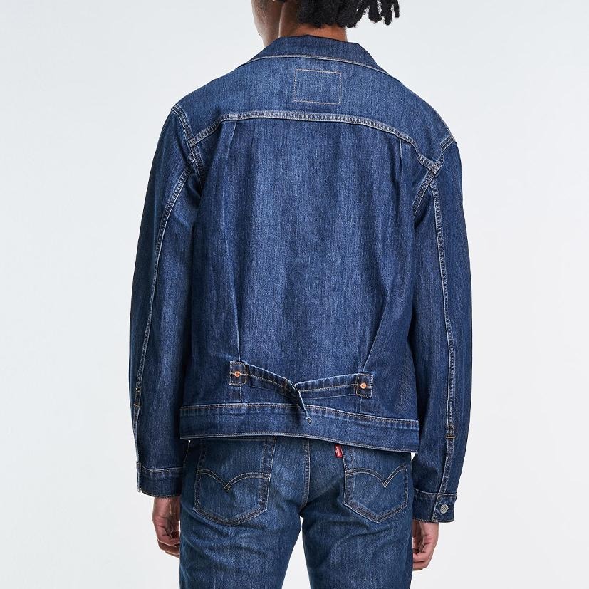 Levis 男款 Type I 牛仔外套 精工深藍染水洗 涼感丹寧 A3174-0001-細節圖9