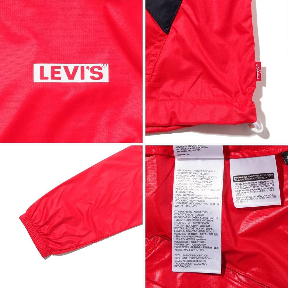 Levis 男款 連帽風衣外套 撞色拼接 迷你印花Logo 79577-0000🔥-細節圖3