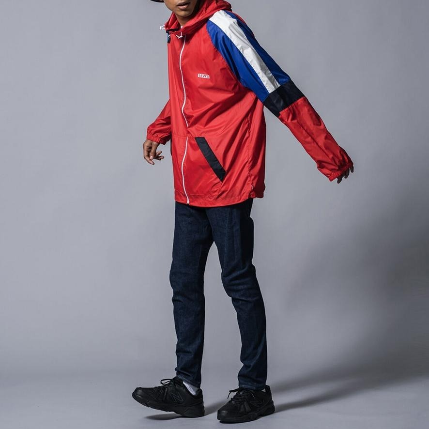 Levis 男款 連帽風衣外套 撞色拼接 迷你印花Logo 79577-0000🔥-細節圖9