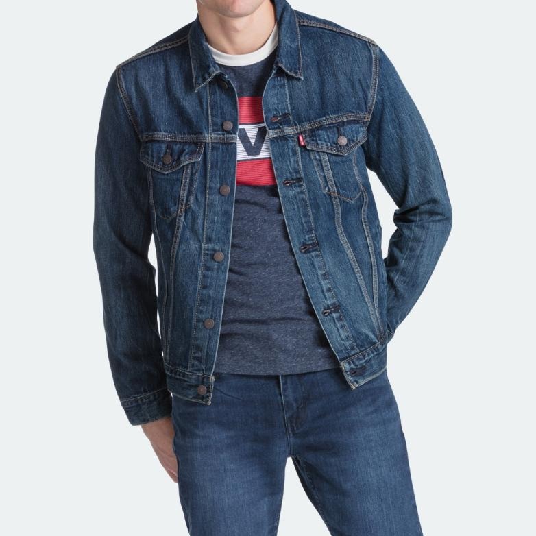 Levis 男款 Type III 牛仔外套 經典修身版型 深藍刷色 72334-0352🔥-細節圖7