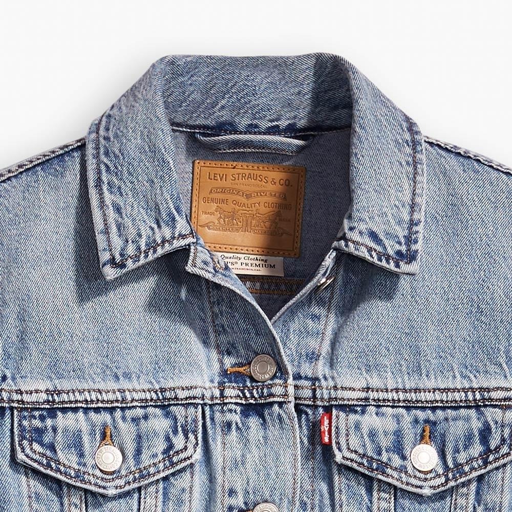 Levis 女款 牛仔外套 經典修身 精工輕藍染水洗 29945-0100-細節圖2