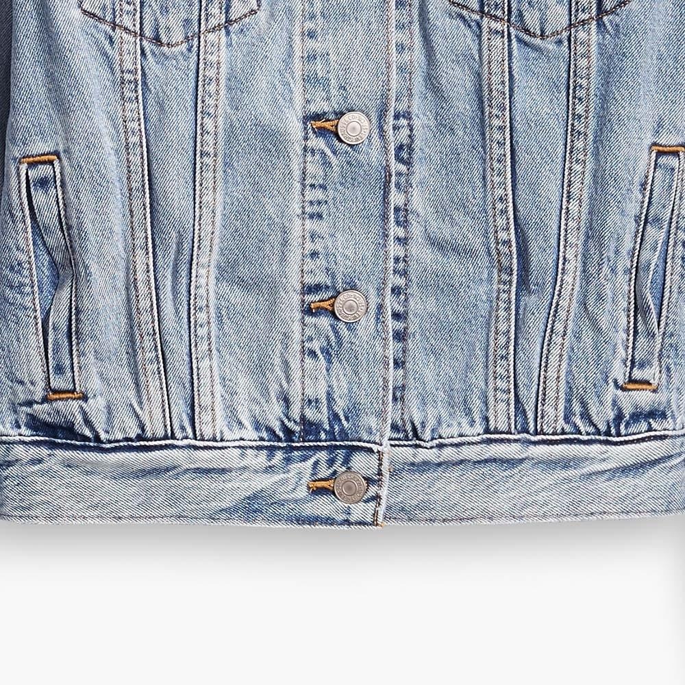 Levis 女款 牛仔外套 經典修身 精工輕藍染水洗 29945-0100-細節圖3