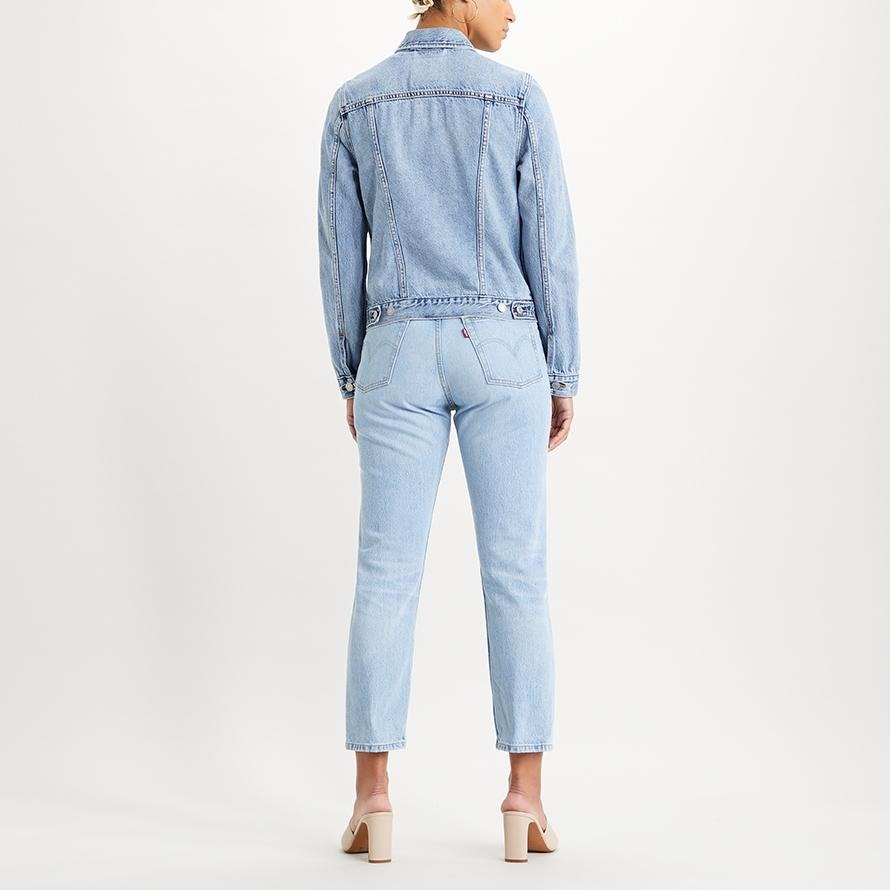 Levis 女款 牛仔外套 經典修身 精工輕藍染水洗 29945-0100-細節圖9