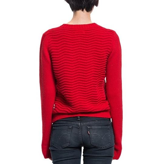 Levis 女款 羊毛毛衣 長袖上衣 紅色 16432-0001🔥-細節圖3