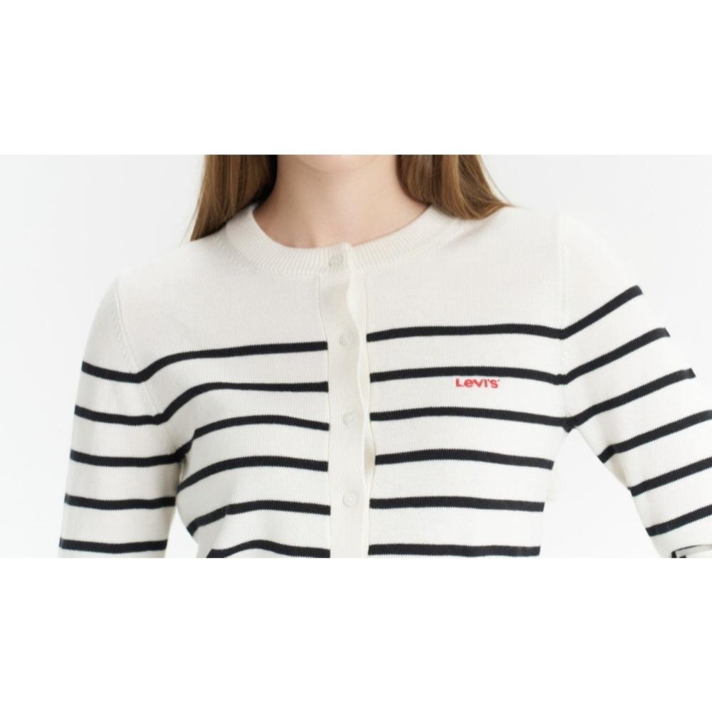 Levis 女款 針織外套 針織罩衫 MINI LOGO 0051K-0000-細節圖5