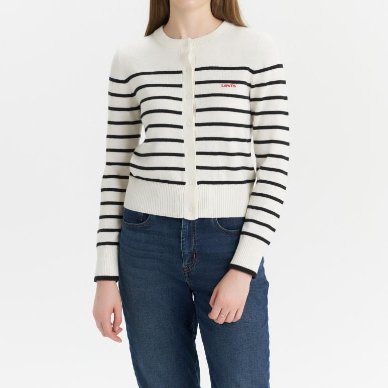 Levis 女款 針織外套 針織罩衫 MINI LOGO 0051K-0000-細節圖7