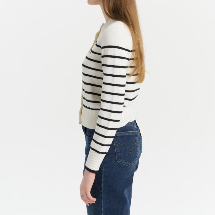 Levis 女款 針織外套 針織罩衫 MINI LOGO 0051K-0000-細節圖8