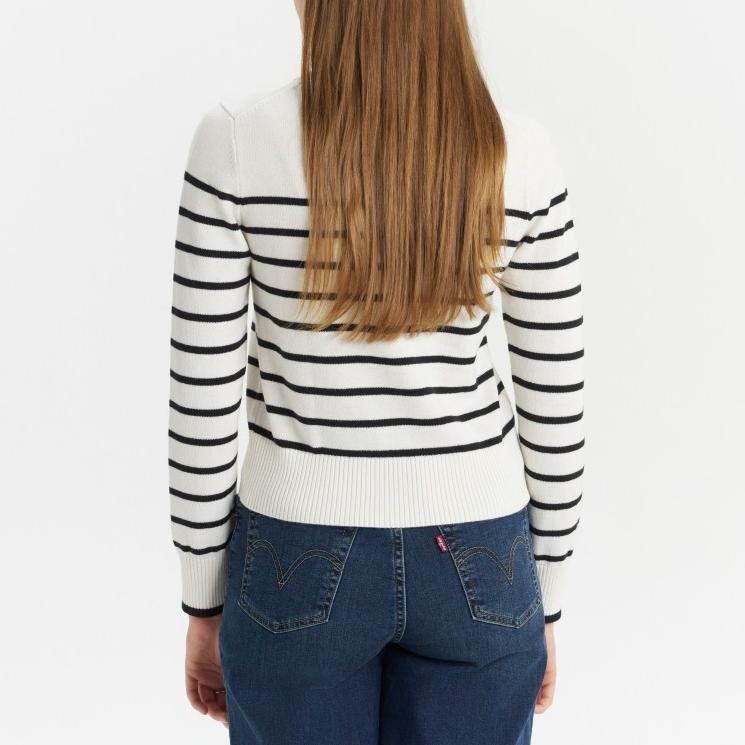 Levis 女款 針織外套 針織罩衫 MINI LOGO 0051K-0000-細節圖9