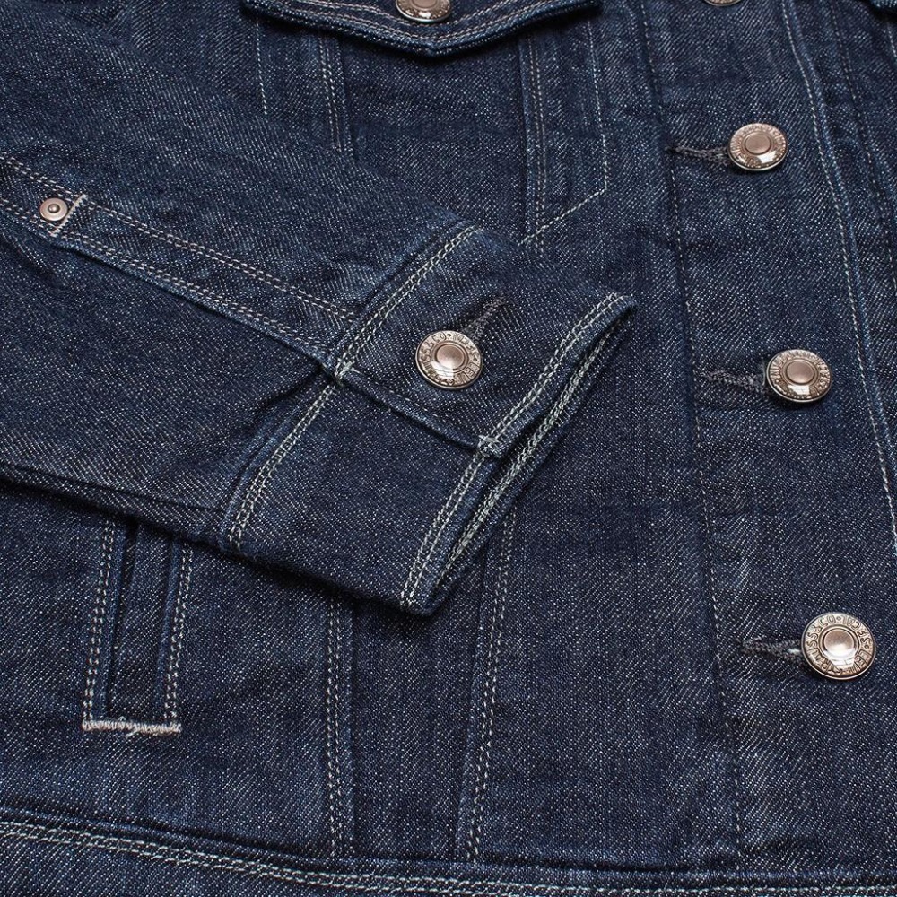 Levis 女款 牛仔外套 毛領設計 原色深藍 16351-0001🔥-細節圖5