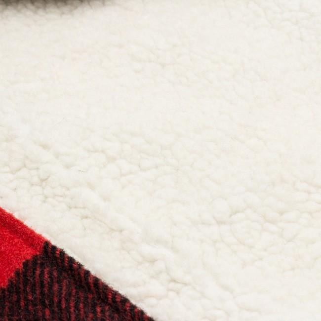 Levis 女款 羊毛外套 Sherpa棉花絨 黑紅格紋 28209-0000🔥-細節圖3