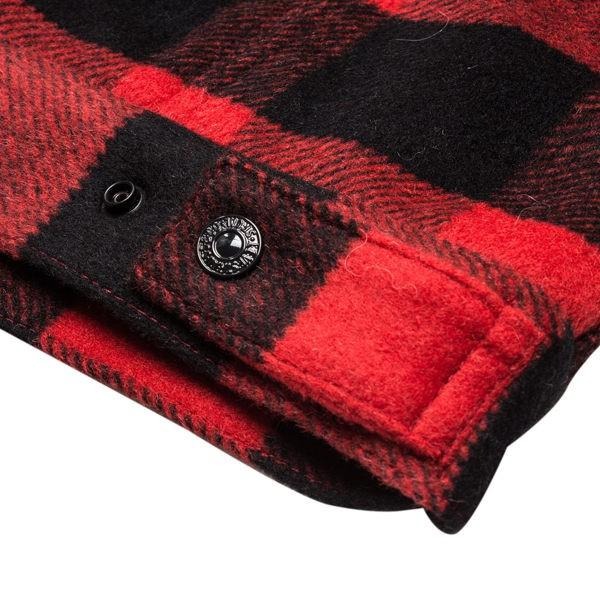 Levis 女款 羊毛外套 Sherpa棉花絨 黑紅格紋 28209-0000🔥-細節圖4