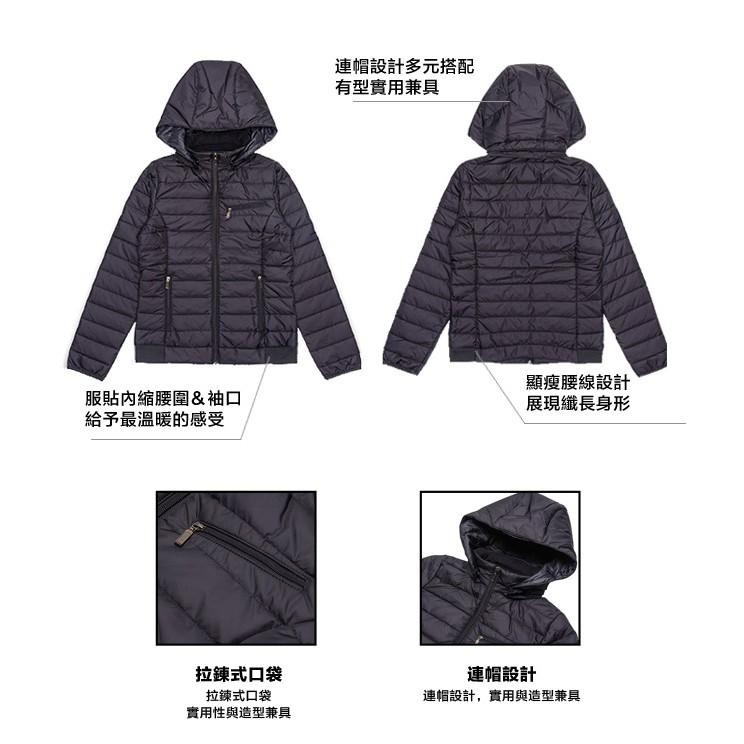 Levis 女款 連帽外套 防風鋪棉 修身版型 純黑 15845-0000🔥-細節圖2