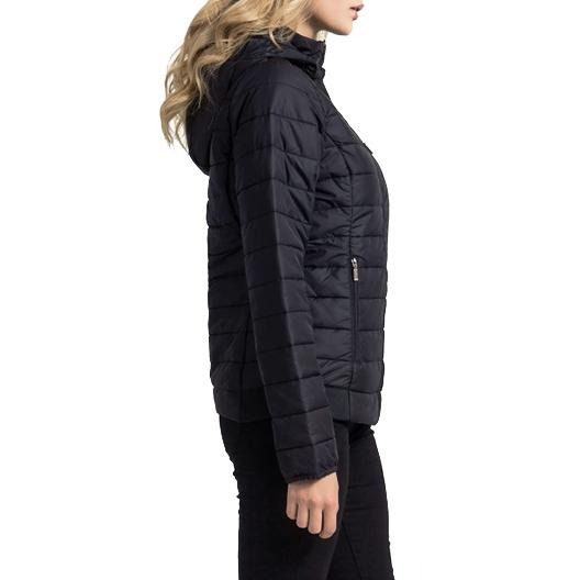 Levis 女款 連帽外套 防風鋪棉 修身版型 純黑 15845-0000🔥-細節圖7