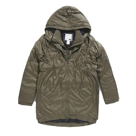 Levis 女款 長版大衣 風衣鋪棉外套 連帽外套 軍綠 71880-0001🔥-細節圖4