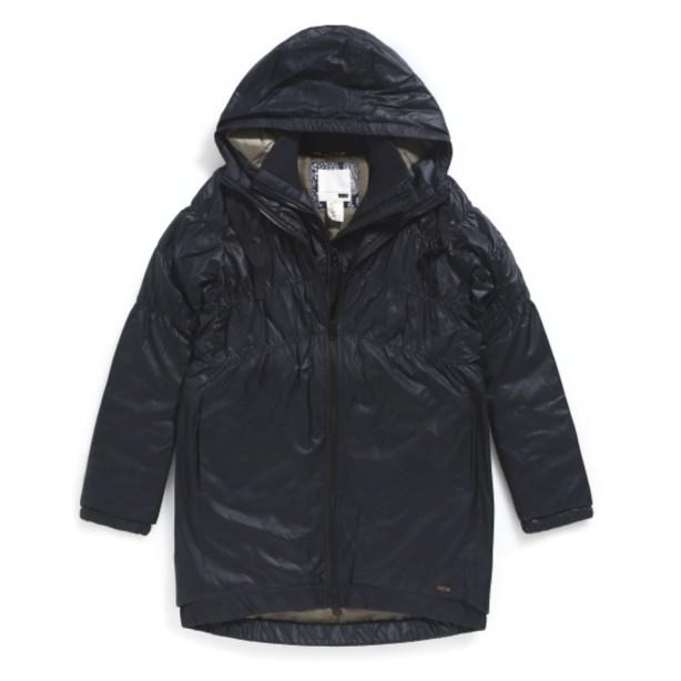 Levis 女款 長版大衣 風衣鋪棉外套 連帽外套 黑 71880-0002🔥-細節圖4