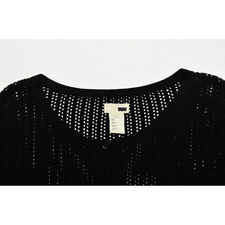 Levis 女款 針織外套 鏤空針織外套 黑 32472-0001🔥-細節圖7