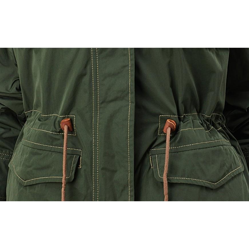 Levis 女款 夾克外套 風衣外套 軍綠 15837-0000🔥-細節圖5