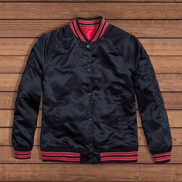 Levis 女款 夾克外套 棒球外套 紅黑雙面穿 55798-0000🔥-細節圖4