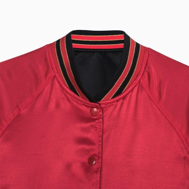 Levis 女款 夾克外套 棒球外套 紅黑雙面穿 55798-0000🔥-細節圖7