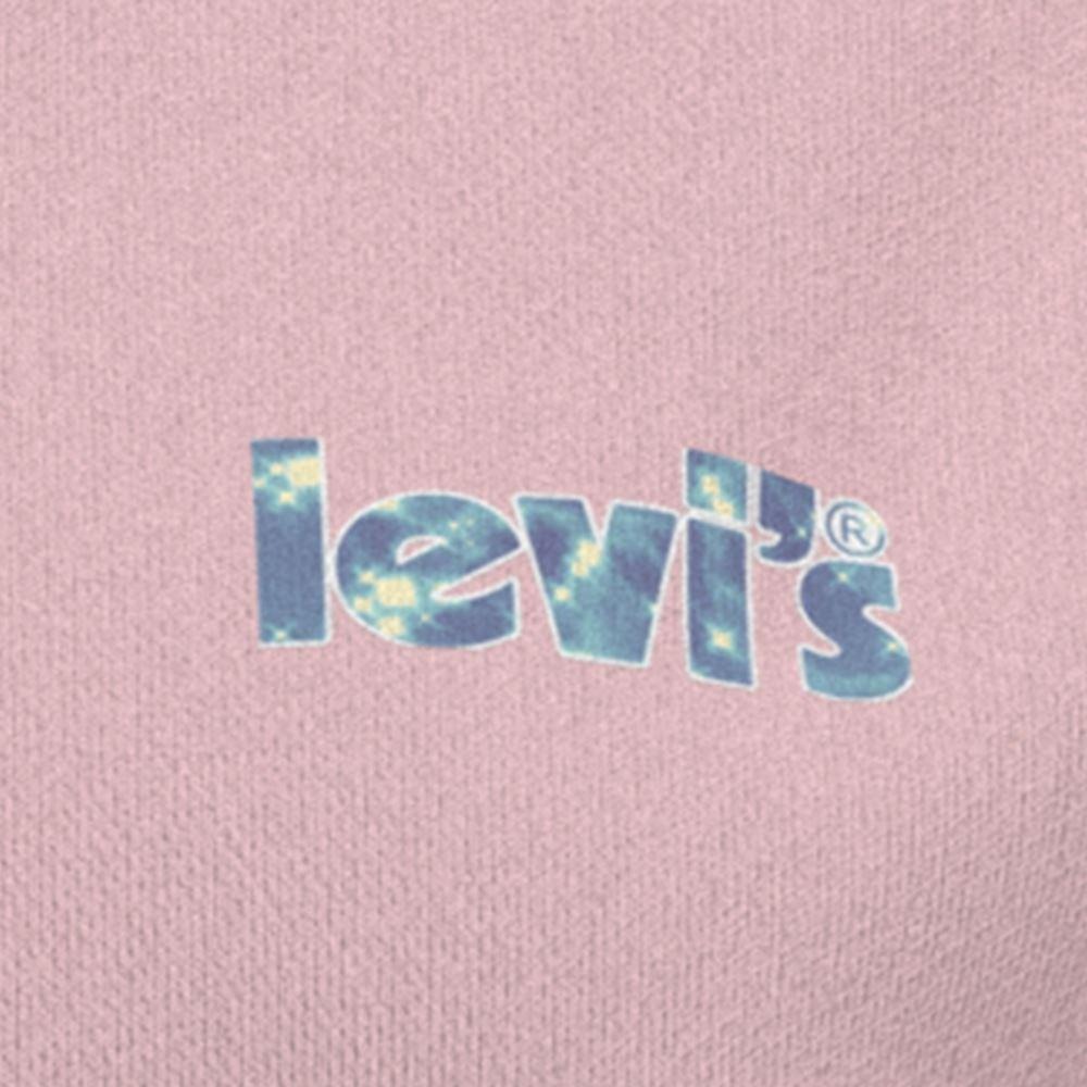 Levis 女款 連帽外套 海面波光Logo 櫻花粉 A3568-0001🔥-細節圖2