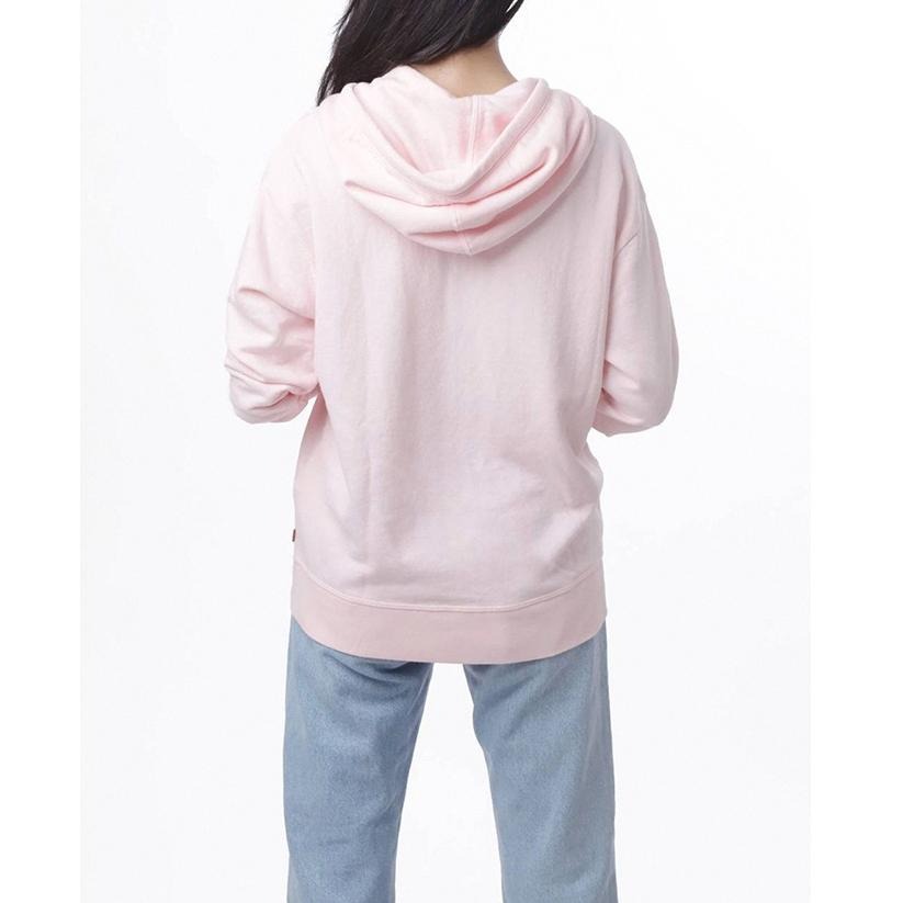 Levis 女款 連帽外套 海面波光Logo 櫻花粉 A3568-0001🔥-細節圖8