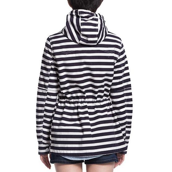Levis 女款 連帽外套 風衣外套 黑白條紋 17256-0003🔥-細節圖8