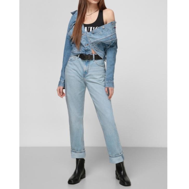 Levis 女款 牛仔外套 精工中藍染水洗 寬鬆版型 29944-0055🔥-細節圖7