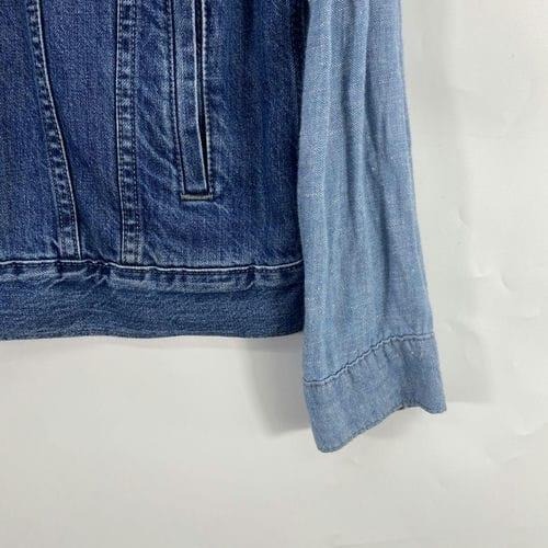 Levis 女款 牛仔外套 異材質拼接丹寧 23913-0001🔥-細節圖3