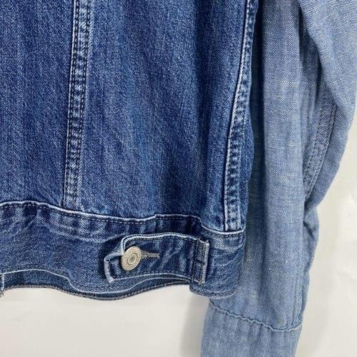 Levis 女款 牛仔外套 異材質拼接丹寧 23913-0001🔥-細節圖4