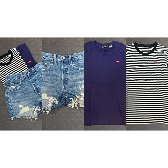 Levis 女款 501 排扣牛仔短褲 淺藍水洗 56327-0081🔥-細節圖3