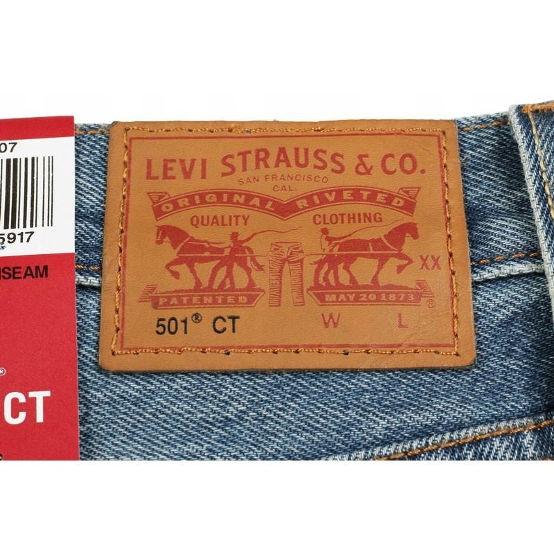 Levis 女款 501CT 排扣牛仔短褲 復古水洗 19782-0007🔥-細節圖7