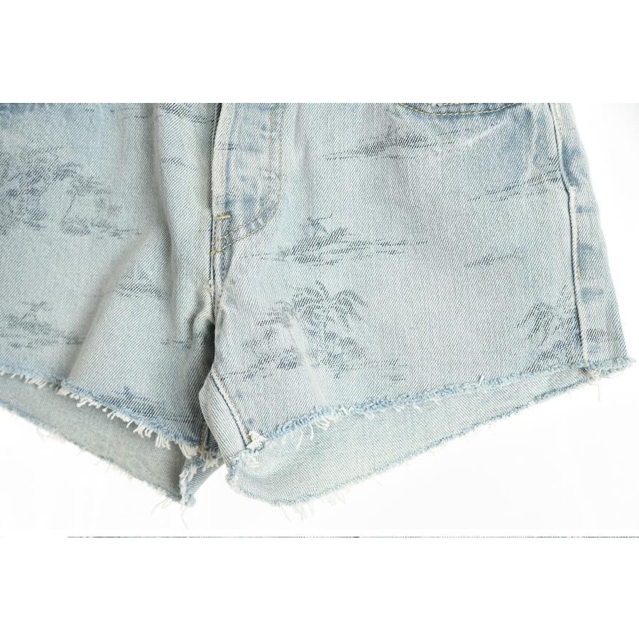 Levis 女款 501 排扣牛仔短褲 刷白洗色 32317-0015🔥-細節圖6