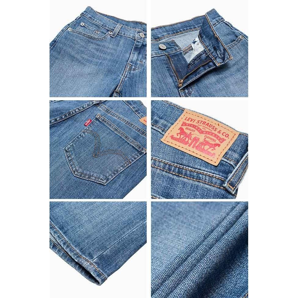 Levis 女款 牛仔短褲 中長款 復古淺藍 29965-0002🔥-細節圖3