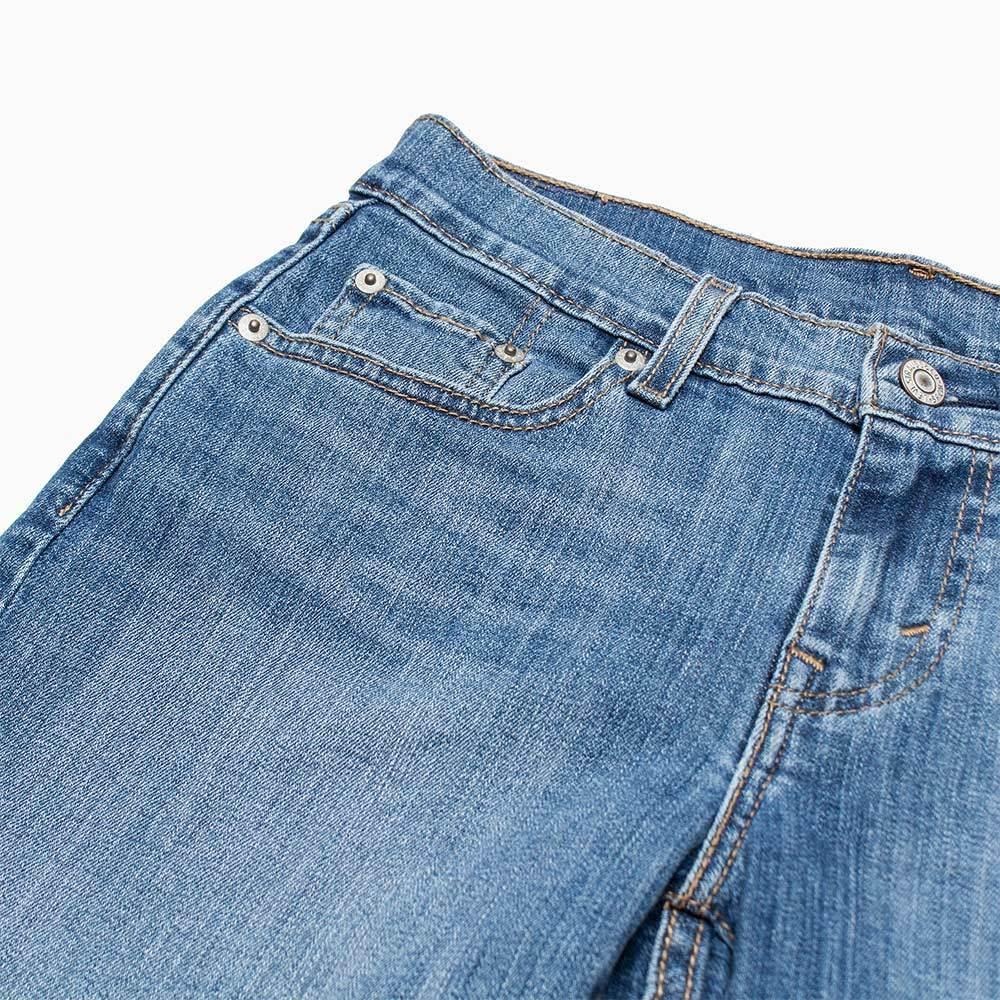 Levis 女款 牛仔短褲 中長款 復古淺藍 29965-0002🔥-細節圖4