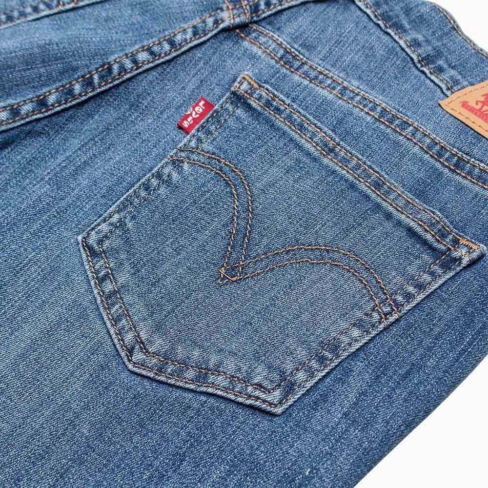 Levis 女款 牛仔短褲 中長款 復古淺藍 29965-0002🔥-細節圖5