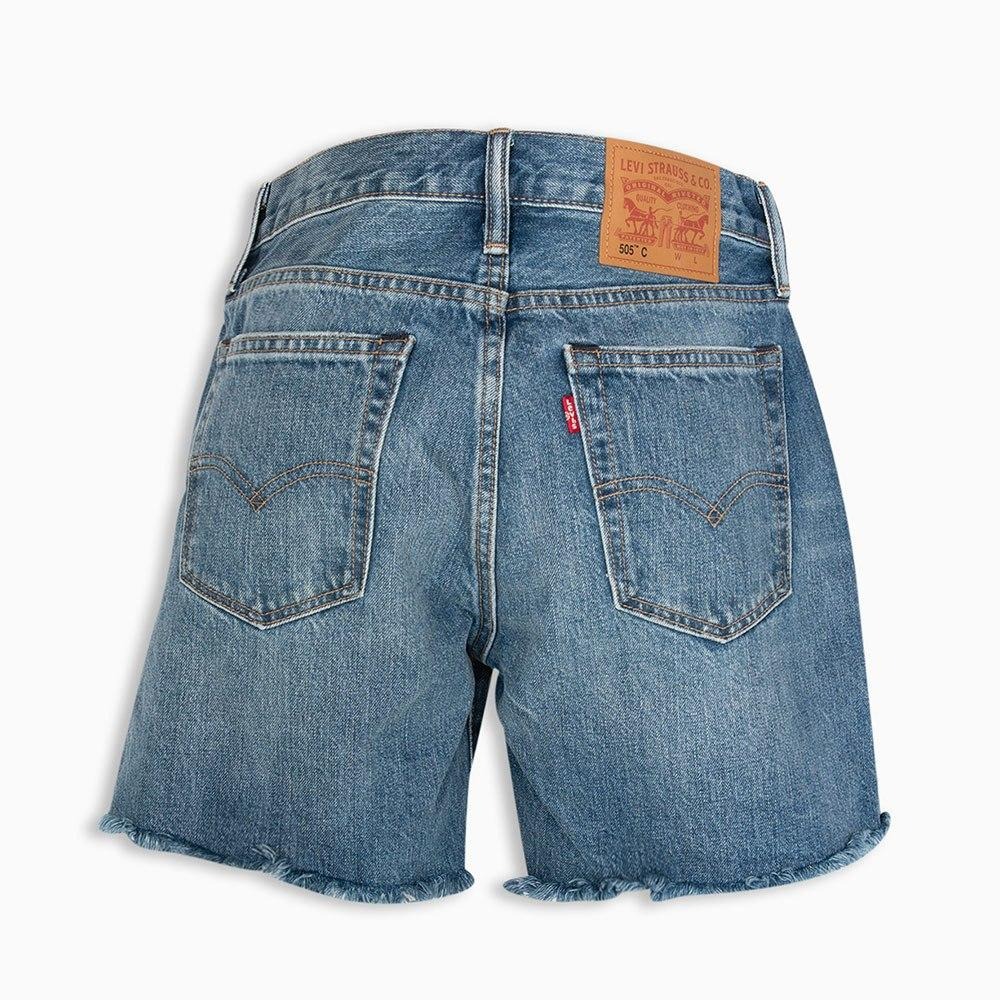 Levis 女款 505C 牛仔短褲 淺藍水洗 29959-0001🔥-細節圖2