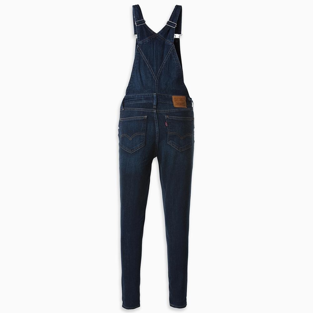 Levis 女款 吊帶長褲 緊身窄管 深藍水洗 58815-0000🔥-細節圖4