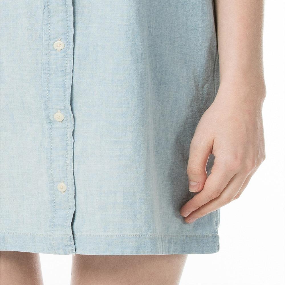 Levis 女款 無袖牛仔洋裙 水洗刷白 輕磅丹寧 29680-0001🔥-細節圖4