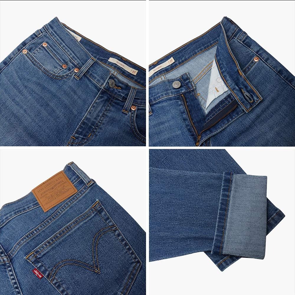Levis 女款 中腰男友褲牛仔褲 精工刀割磨損細節 涼感丹寧 19887-0252🔥-細節圖2