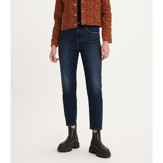 Levis 女款 高腰男友褲牛仔褲 精工深藍染水洗 涼感丹寧 85873-0094🔥-細節圖7