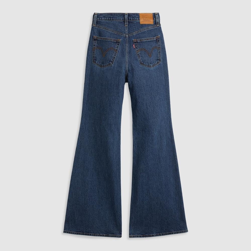 Levis 女款 Ribcage Bells 超高腰喇叭牛仔褲 深藍水洗 A7503-0019-細節圖2