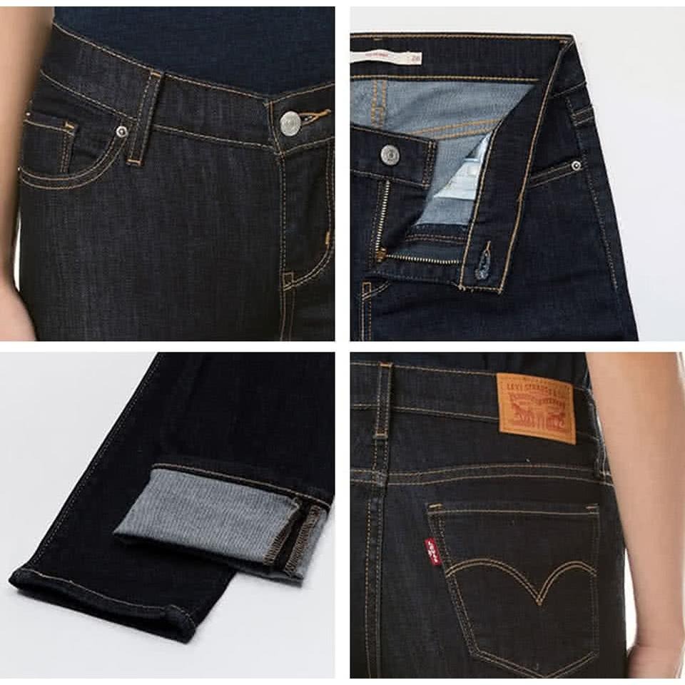 Levis 女款 711 緊身窄管牛仔褲 原色深藍 涼感丹寧 21833-0013🔥-細節圖4