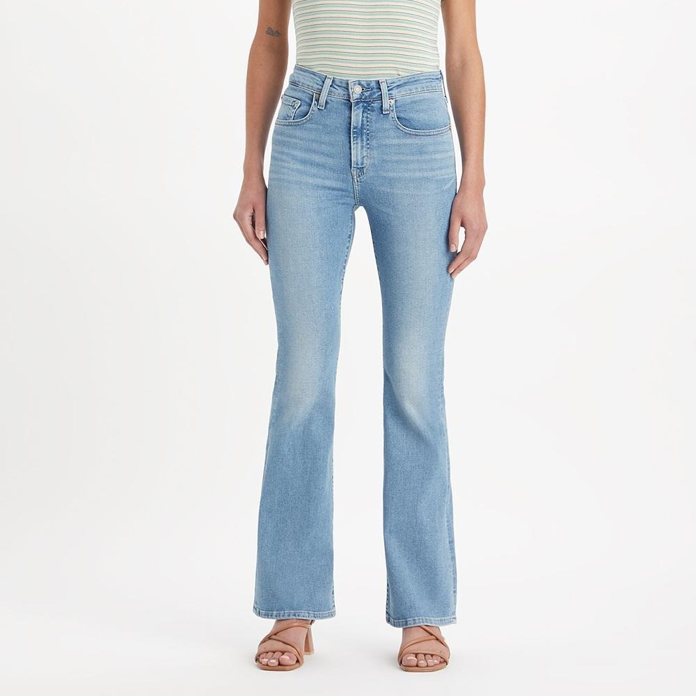 Levis 女款 726 修身喇叭牛仔褲 淺藍水洗 A3410-0027-細節圖7