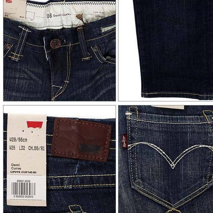 Levis 女款 緊身窄管牛仔褲 深藍復古水洗 49897-0002🔥-細節圖2